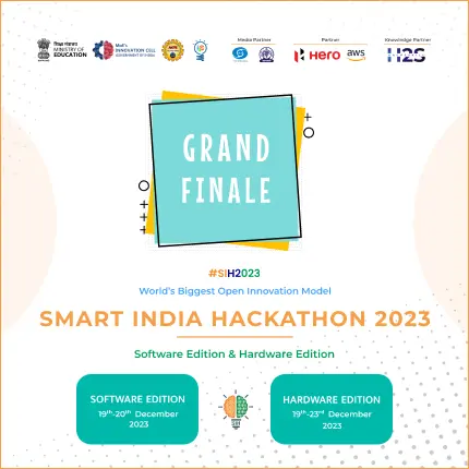 Smart India Hackathon 2023 - Senior Edition Finale